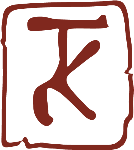 Atelier Kalwa - Logo, Stempel TK rot