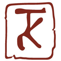 Atelier Kalwa - Logo, Stempel TK rot